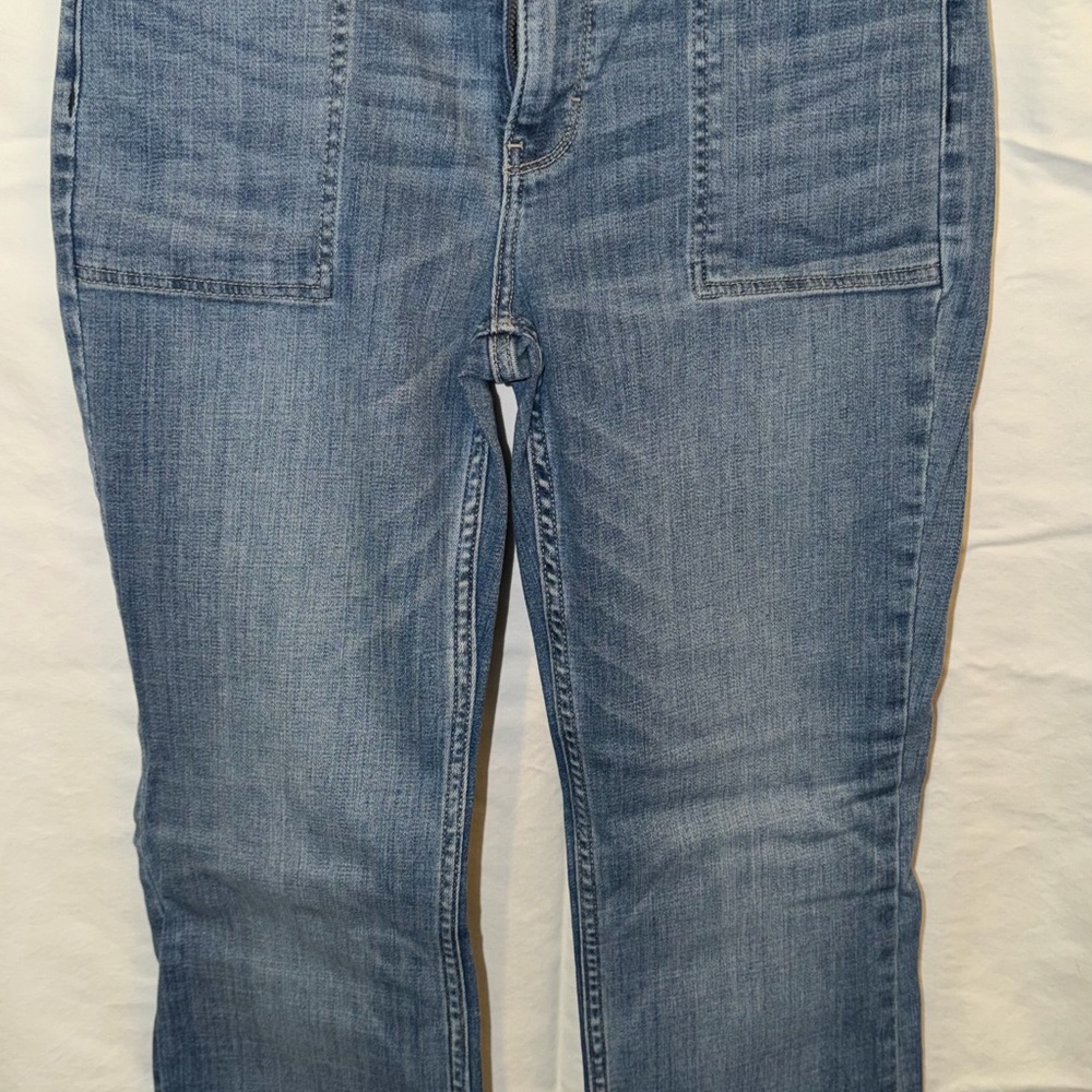 White House Black Market Light Blue Straight Leg Jeans